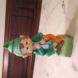 VTG 1975 Hoffman "Mr Lucky Series" Irish Themed Whiskey Decanter FLUTE